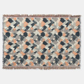 Scandinavisch stijlbergpatroon deken (Voorkant)