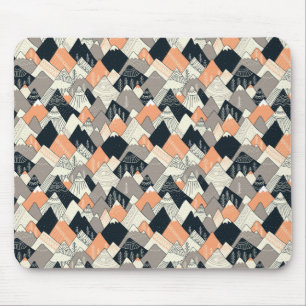 Scandinavisch stijlbergpatroon muismat