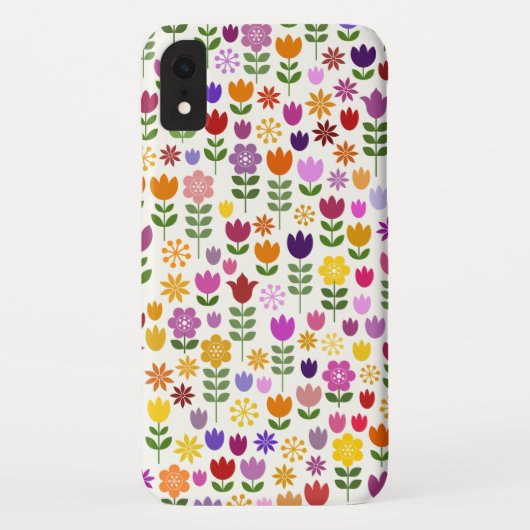 Scandinavisch stijlventilatorpatroon Case-Mate iPhone case (Achterkant)