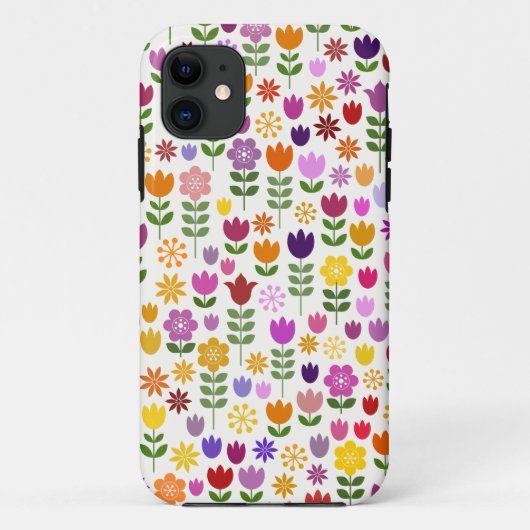 Scandinavisch stijlventilatorpatroon Case-Mate iPhone case (Achterkant)