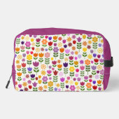 Scandinavisch Style Flowers Pattern Toilettasje (Achterkant)