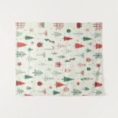 Scandinavisch vakantiebos wandkleed (Voorkant (horizontaal))