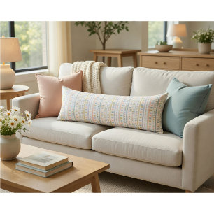 Scandinavisch Volks Patroon Decoratief Lichaamskussen