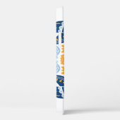 Scandinavisch Volkskunst Bloemen Ornament Case-Mate iPhone Case (Achterkant / Rechts)