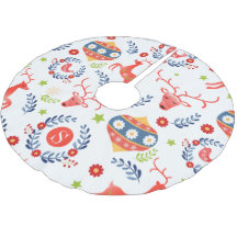 Scandinavisch volkskunst monogram kerst