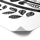 Scandinavisch Volkspaddenstoel Art Poster (Hoek)