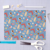 Scandinavisch/Zweeds Jul-kerstboomontwerp Tissuepapier (Craft)