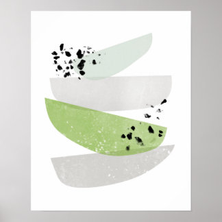 scandinavische , abstracte griekse poster print