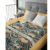 Scandinavische Art Deco aanpasbaar Fleece Deken