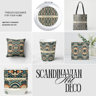 Scandinavische Art Deco aanpasbaar Glazen Onderzetter