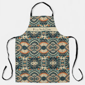 Scandinavische Art Deco aanpasbaar Schort (Voorkant)