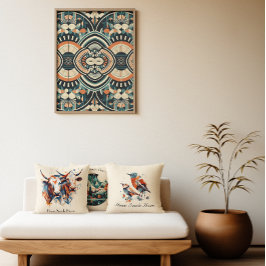 Scandinavische Art Deco Poster