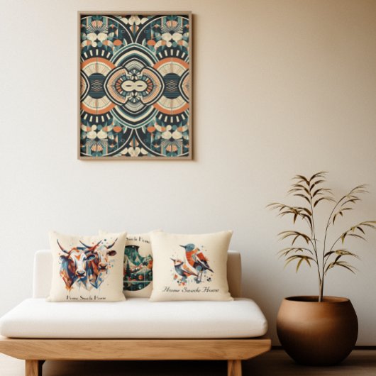 Scandinavische Art Deco Poster