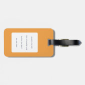 Scandinavische Bagagelabels van bijen (Achterkant horizontaal)