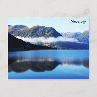 Scandinavische bergen, het Noord-zee, meegenomen.. Briefkaart