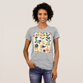 Scandinavische Bloemige Harmonie T-shirt (Voorkant volledig)