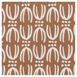 Scandinavische boho bruine lijnen  stof