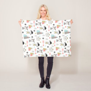 Scandinavische Boho Wilderness Wandelwagen Deken