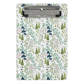 Scandinavische bossen mini klembord