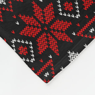 Scandinavische breien fleece deken