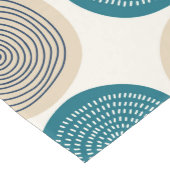 Scandinavische cirkel Stippen Mandala Pattern 1 Medium Tafelloper (Hoek)