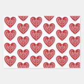 Scandinavische coördinerende papierbladen voor onm inpakpapier vel (Voorkant 3)