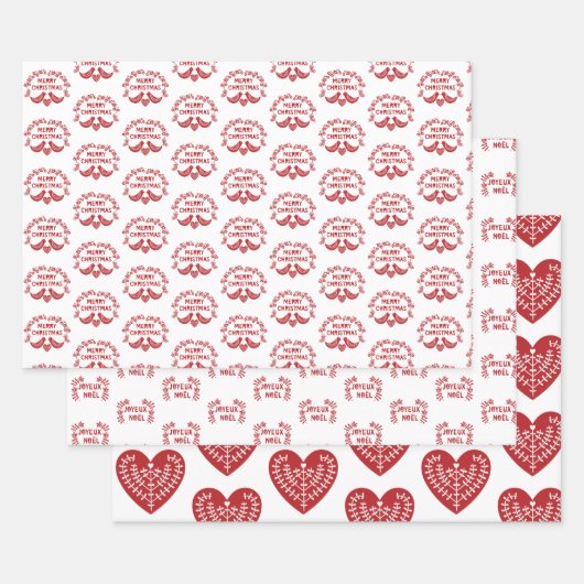 Scandinavische coördinerende papierbladen voor onm inpakpapier vel (Set)