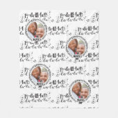 Scandinavische Doodle FOTO Deken Kerstcadeau (Voorkant)