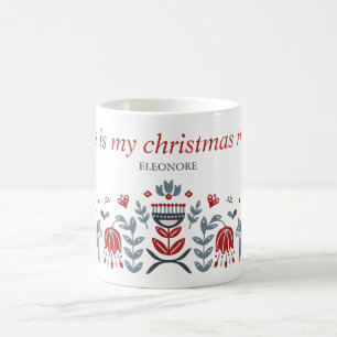 Scandinavische Feestdagen voor kerstmis Koffiemok