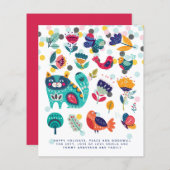 Scandinavische Folklore Kerstvakantie Jaarlijkse B (Voorkant / Achterkant)