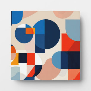 Scandinavische geometrische Abstracte kunst uit he Fotoplaat