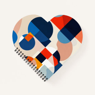 Scandinavische geometrische Abstracte kunst uit he Notitieboek