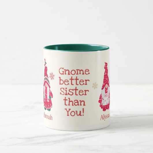 Scandinavische gnome beter zuster dan jij Mok (Midden)