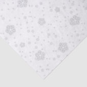 Scandinavische grijze en witte folklijn tissuepapier (Detail)