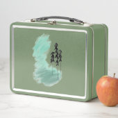 Scandinavische groene boomkunst eenvoudige moderne (In situ)