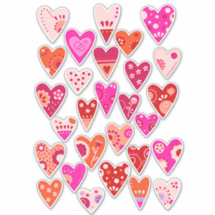 Scandinavische harten sticker