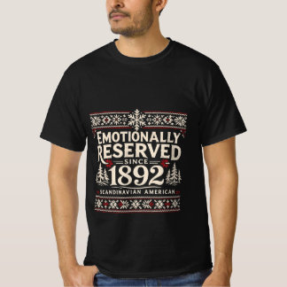 Scandinavische humor - emotioneel gereserveerd t-shirt