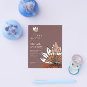 Scandinavische Japandi Abstracte Vormen SAVE THE D Flyer (Enkel)