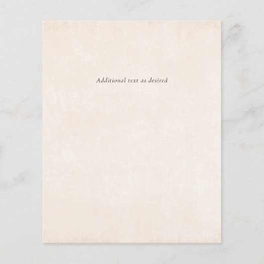 Scandinavische Japandi Modern Abstract Bruiloft (Achterkant)