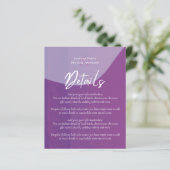 Scandinavische Japandi Modern Abstract Bruiloft (Staand voorkant)