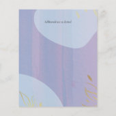 Scandinavische Japandi Modern Abstract Bruiloft (Achterkant)