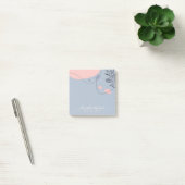 Scandinavische Japandi Modern Abstract Bruiloft Post-it® Notes (Kantoor)