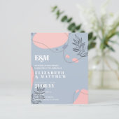 Scandinavische Japandi Moderne Abstracte Trouw (Staand voorkant)