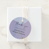 Scandinavische Japandi Moderne Abstracte Trouw Bedankjes Labels (In situ)