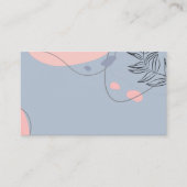 Scandinavische Japandi Moderne Abstracte Trouw Visitekaartje (Voorkant)
