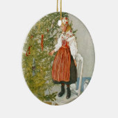 Scandinavische kerst keramisch ornament (Rechts)