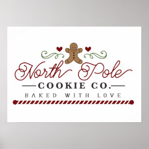 Scandinavische kerst poster