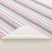 Scandinavische kerst sherpa deken (3/4)