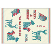 Scandinavische kerst tafelkleed (Voorkant (Horizontaal))