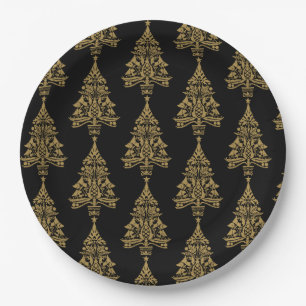 Scandinavische kerstboomversieringen papieren bordje